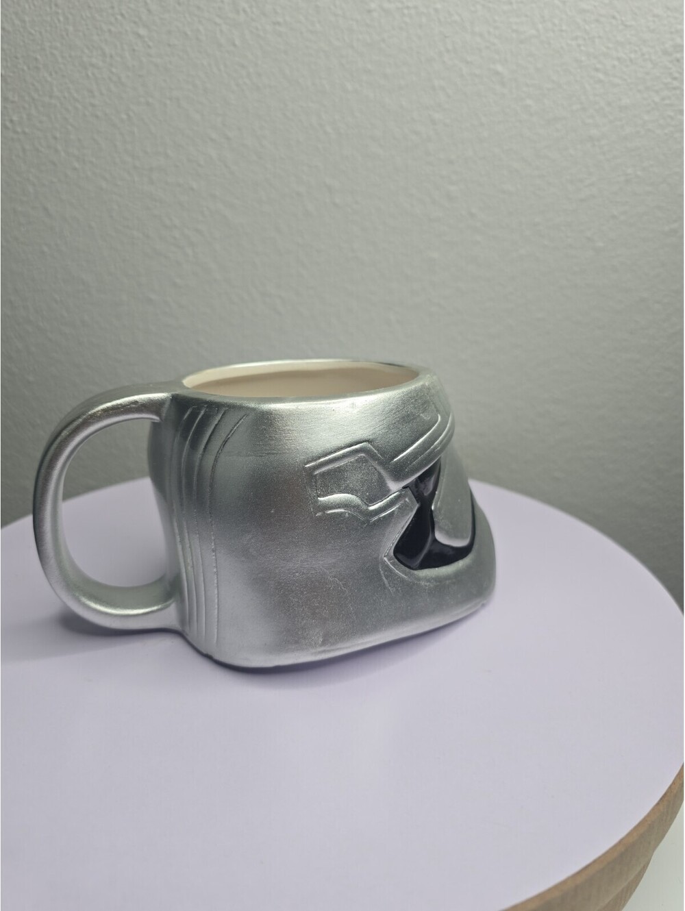 Zak! Star Wars Ceramic Silver Mug Cup Stormtrooper 3D